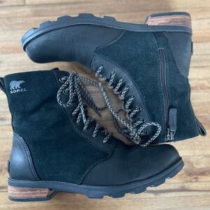 🩷Sale🩷Black Waterproof Sorel Boots - Sz 8